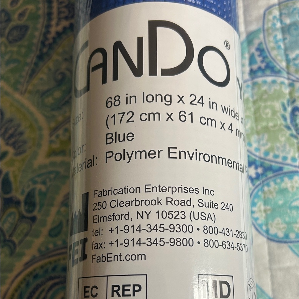 AND Blue Yoga Mat - Picture 2 of 4
